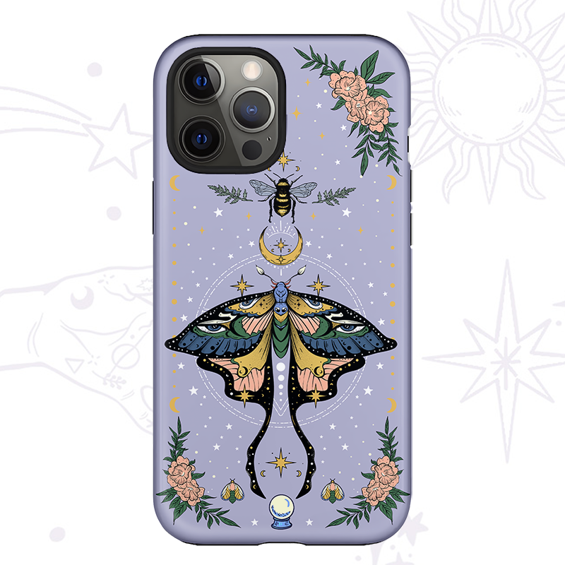 Purplehecate Mystical Moth Phone Case