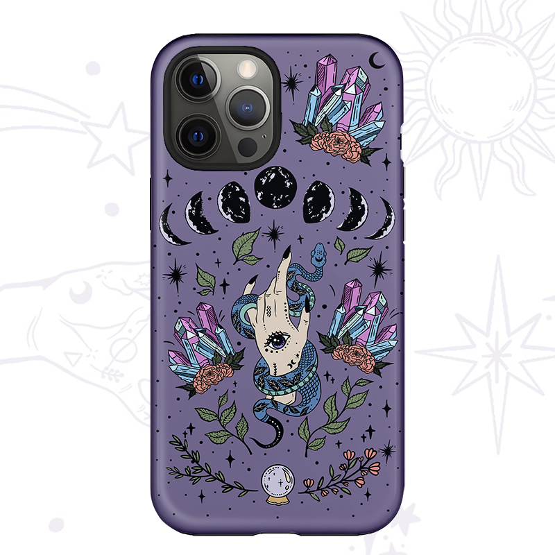 Purplehecate Reach For The Moon Phone Case
