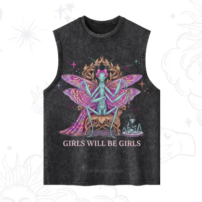 Purplehecate Girls Will Be Girls Mantis Queen Washed Tank