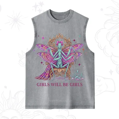 Purplehecate Girls Will Be Girls Mantis Queen Washed Tank