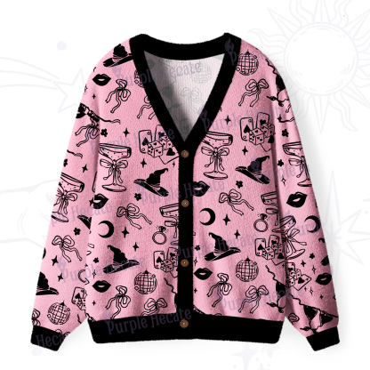 Purplehecate Witch’s Night Out Ugly Cardigan Sweaters