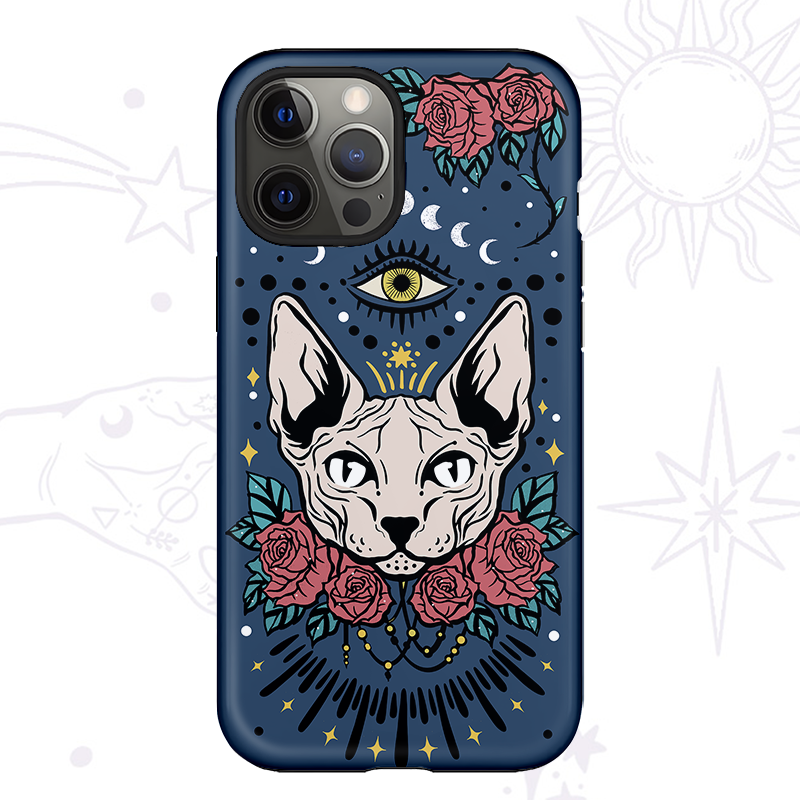 Purplehecate Mystical Cat Phone Case