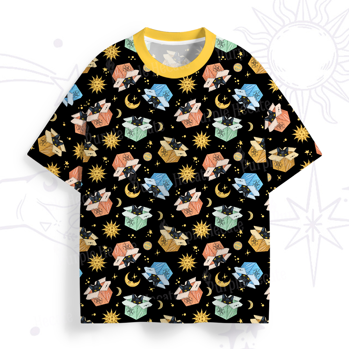 Purplehecate The Hermit The Recluse in the Box All Over Print T-Shirt