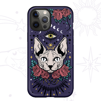 Purplehecate Mystical Cat Phone Case
