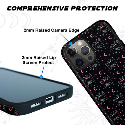 Purplehecate Witchy Mothman Night Phone Case