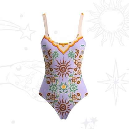 Purplehecate Celestial Oracle One Piece Swimsuit