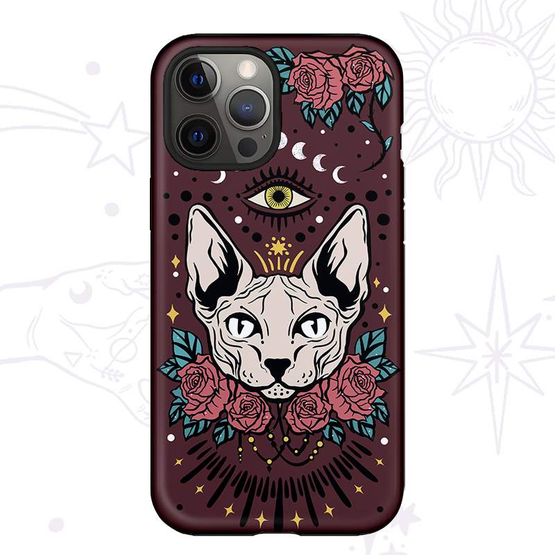 Purplehecate Mystical Cat Phone Case