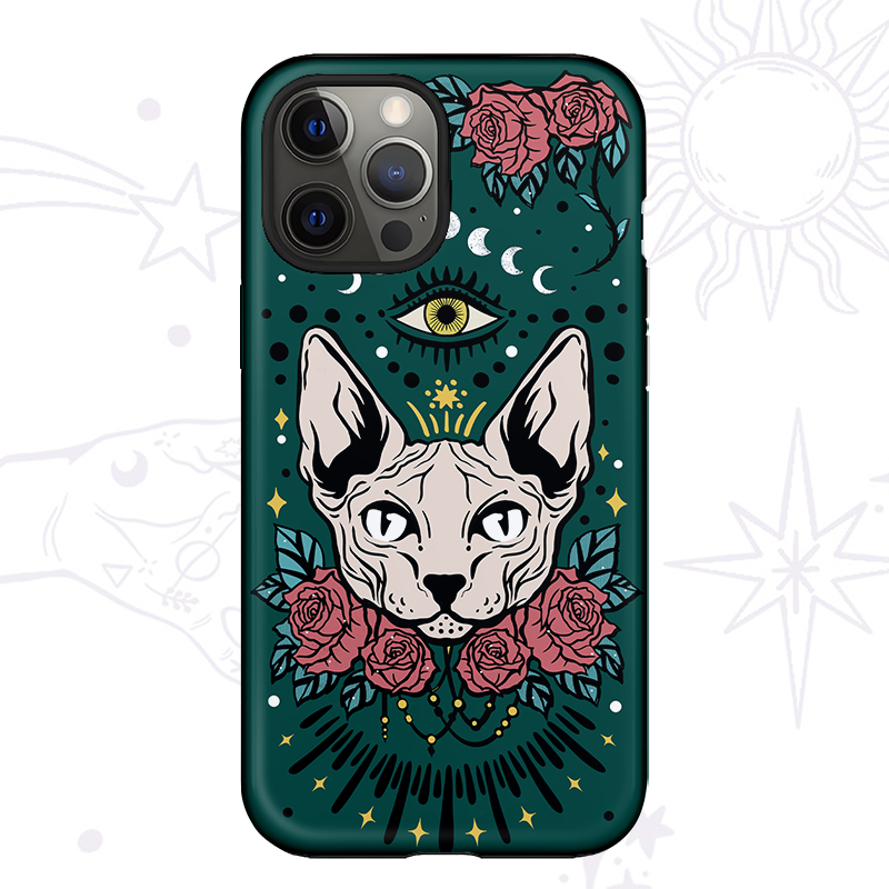Purplehecate Mystical Cat Phone Case
