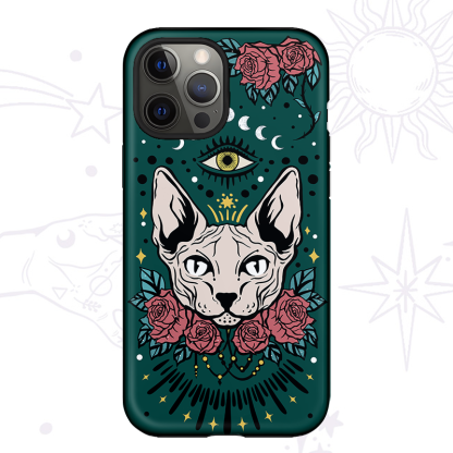 Purplehecate Mystical Cat Phone Case
