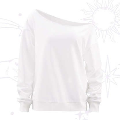 Purplehecate Off The Shoulder Sweatshirt