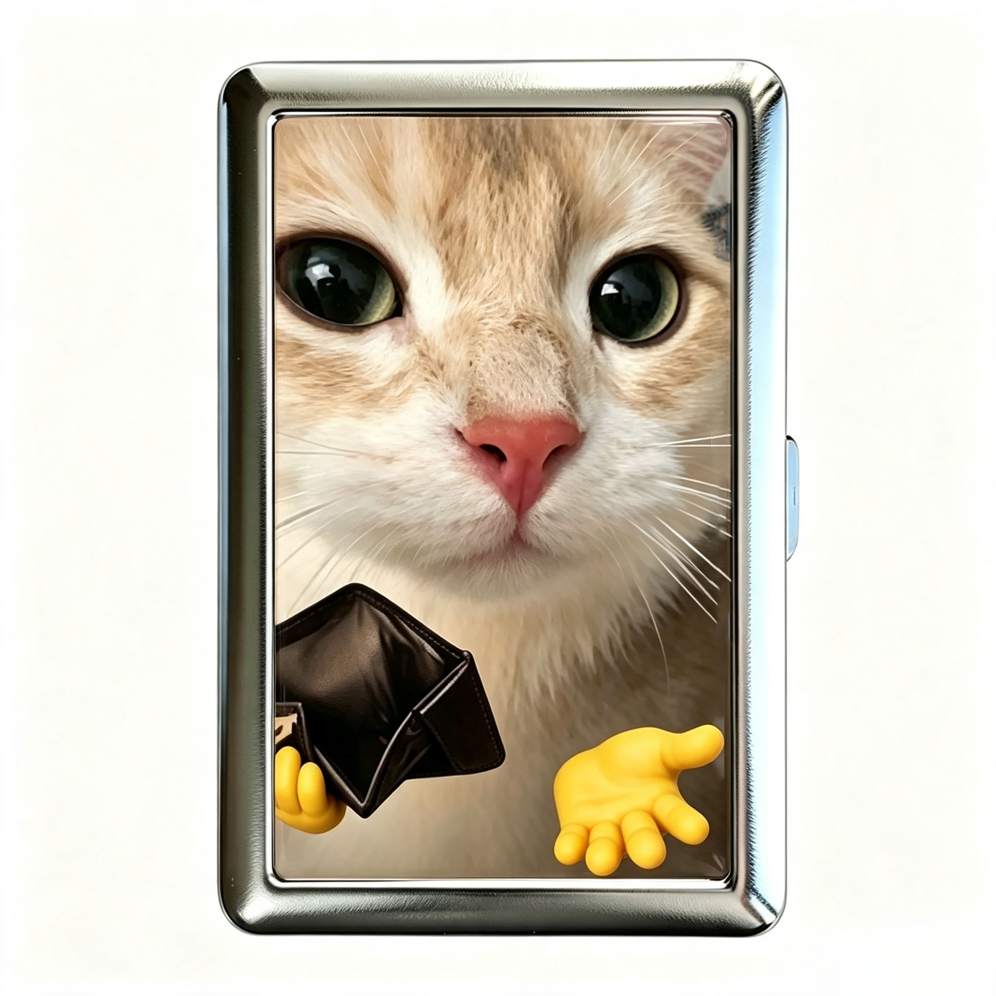 Purplehecate No Money Just Meow Cigarette Case