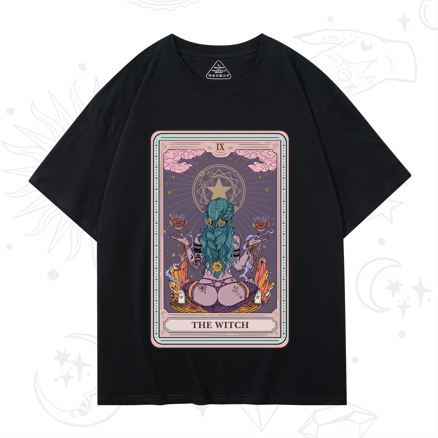 Purplehecate The Witch Tarot Card T-Shirt