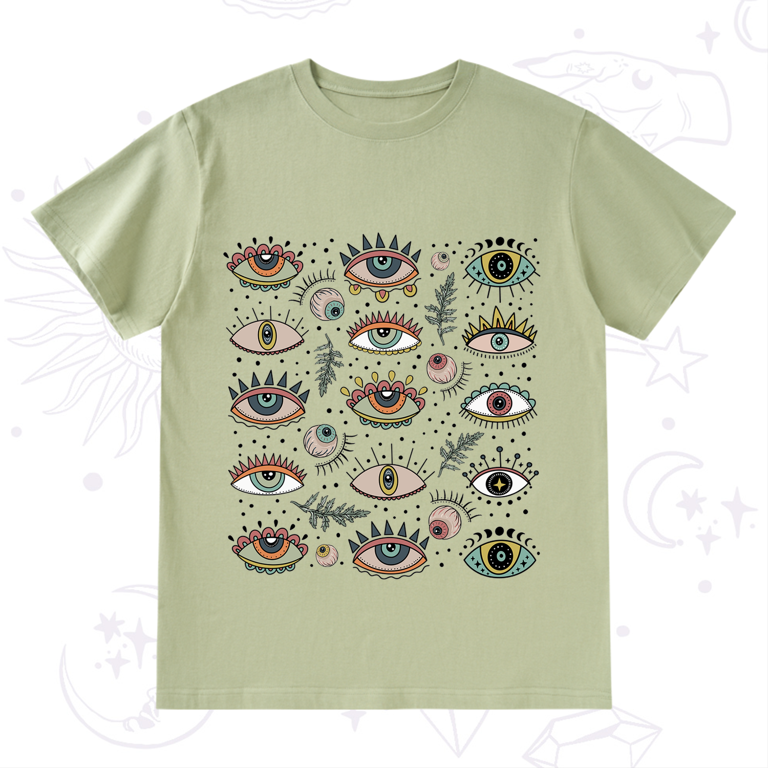 Purplehecate Evil Eye Array T-Shirt
