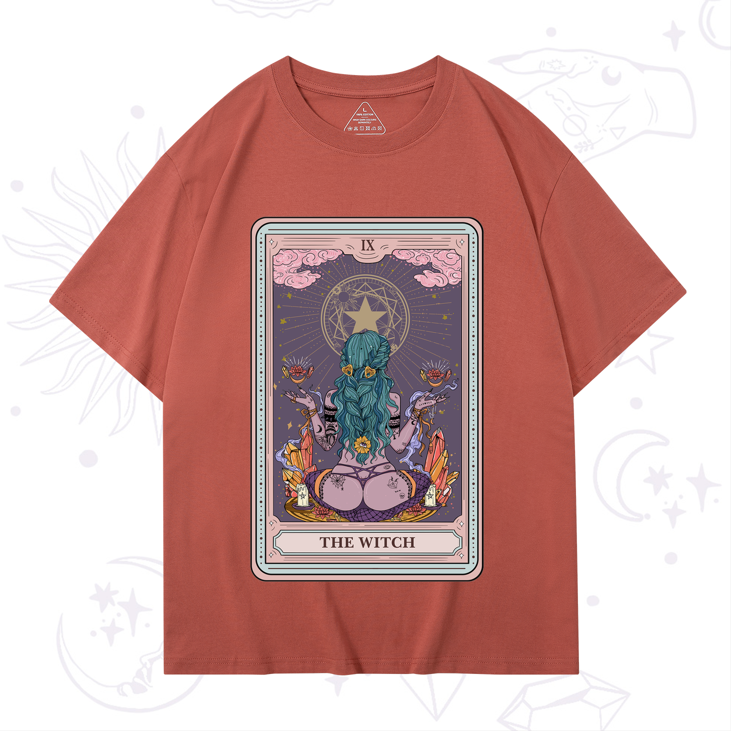 Purplehecate The Witch Tarot Card T-Shirt