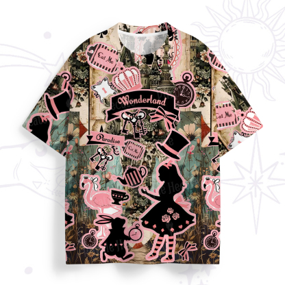 Purplehecate Wonderland Alice’s Tea Party All Over Print T-Shirt