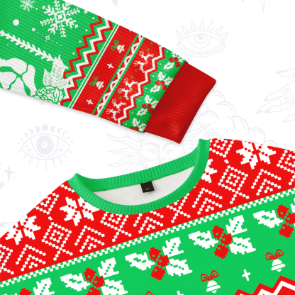 Purplehecate The Zero Of Fucks Tarot Ugly Christmas Sweater