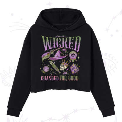 Purplehecate Wicked Changed For Good Crop Hoodie