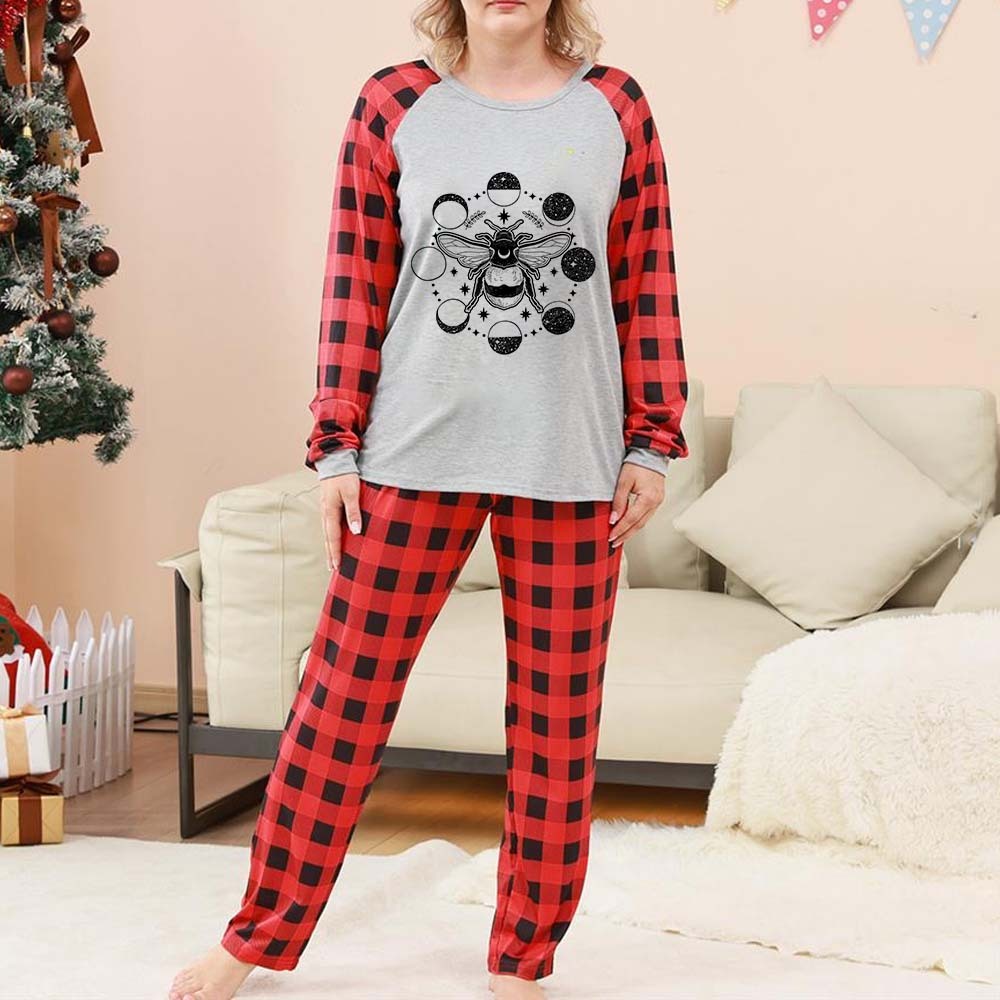 Purplehecate Moon Bee Christmas Pajamas