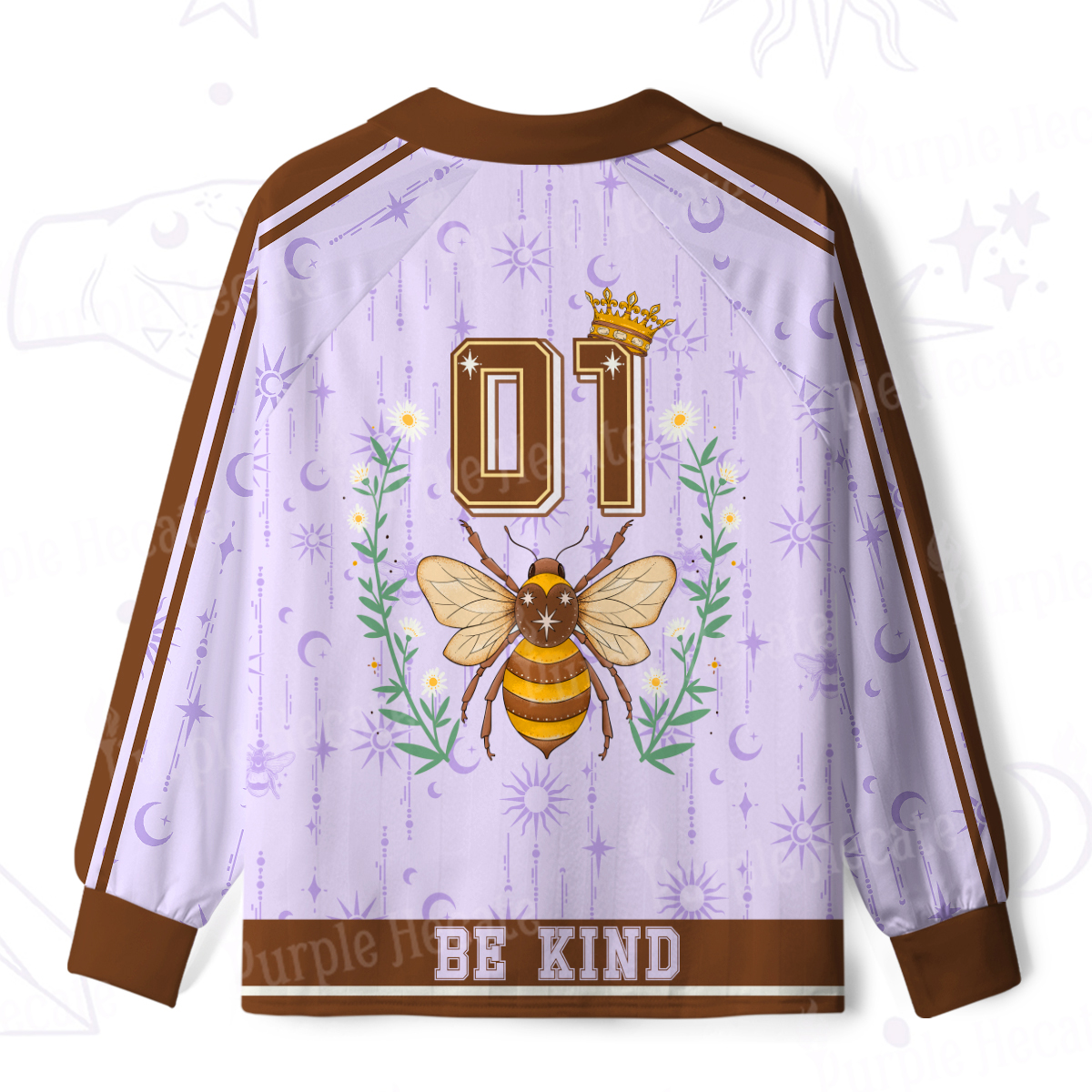 Purplehecate Bee Kingdom Be Kind Long Sleeve Jersey Shirt