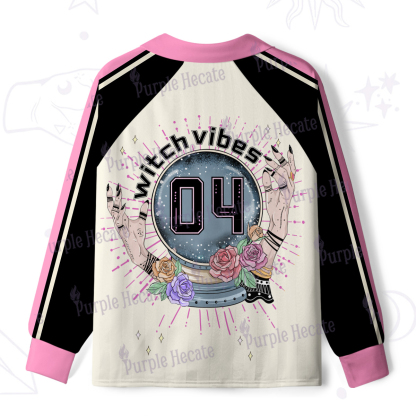 Purplehecate Witch Vibes Magic Long Sleeve Jersey Shirt