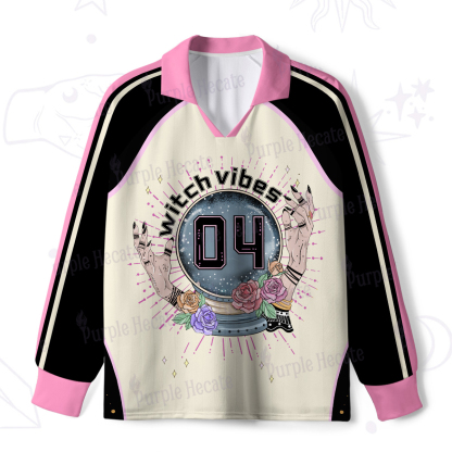 Purplehecate Witch Vibes Magic Long Sleeve Jersey Shirt