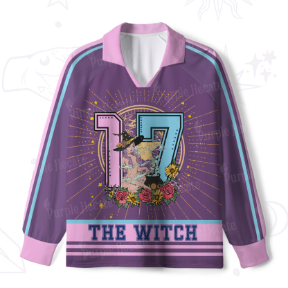 Purplehecate Arcana 17 The Witch Long Sleeve Jersey Shirt