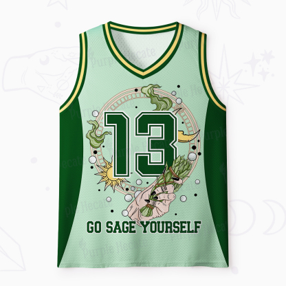 Purplehecate Go Sage Yourself Mesh Jersey Tank Top