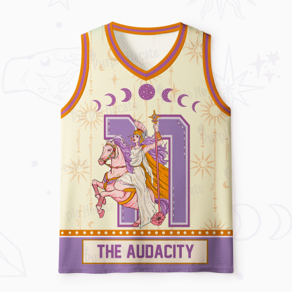 Purplehecate Arcana 11 The Audacity Mesh Jersey Tank Top