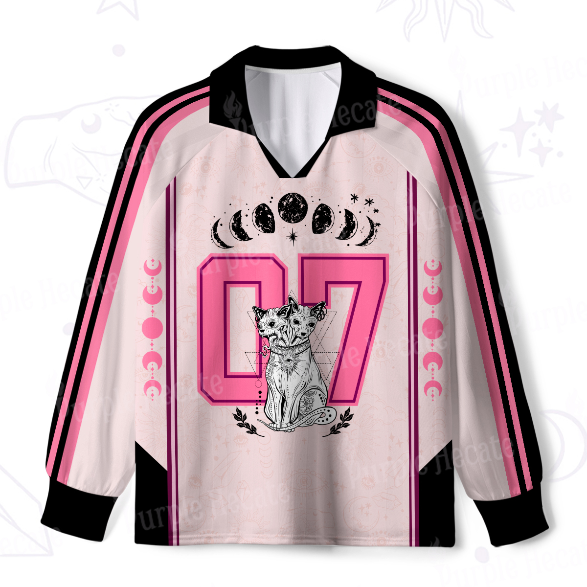 Purplehecate Lunar Guardians 07 Long Sleeve Jersey Shirt