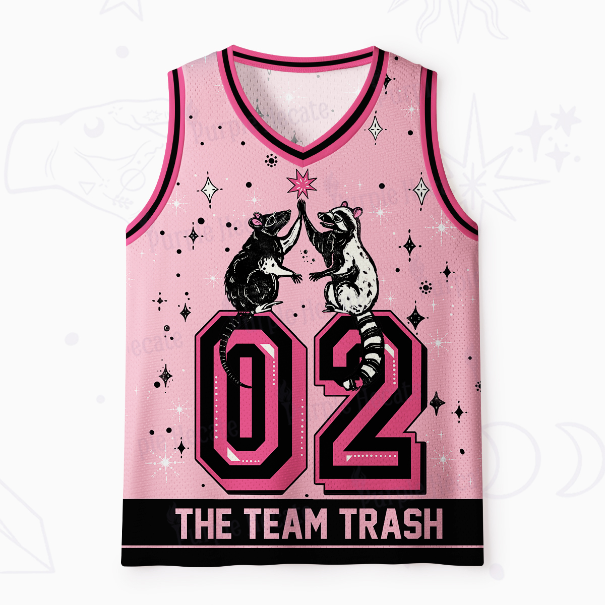 Purplehecate The Team Trash Mesh Jersey Tank Top