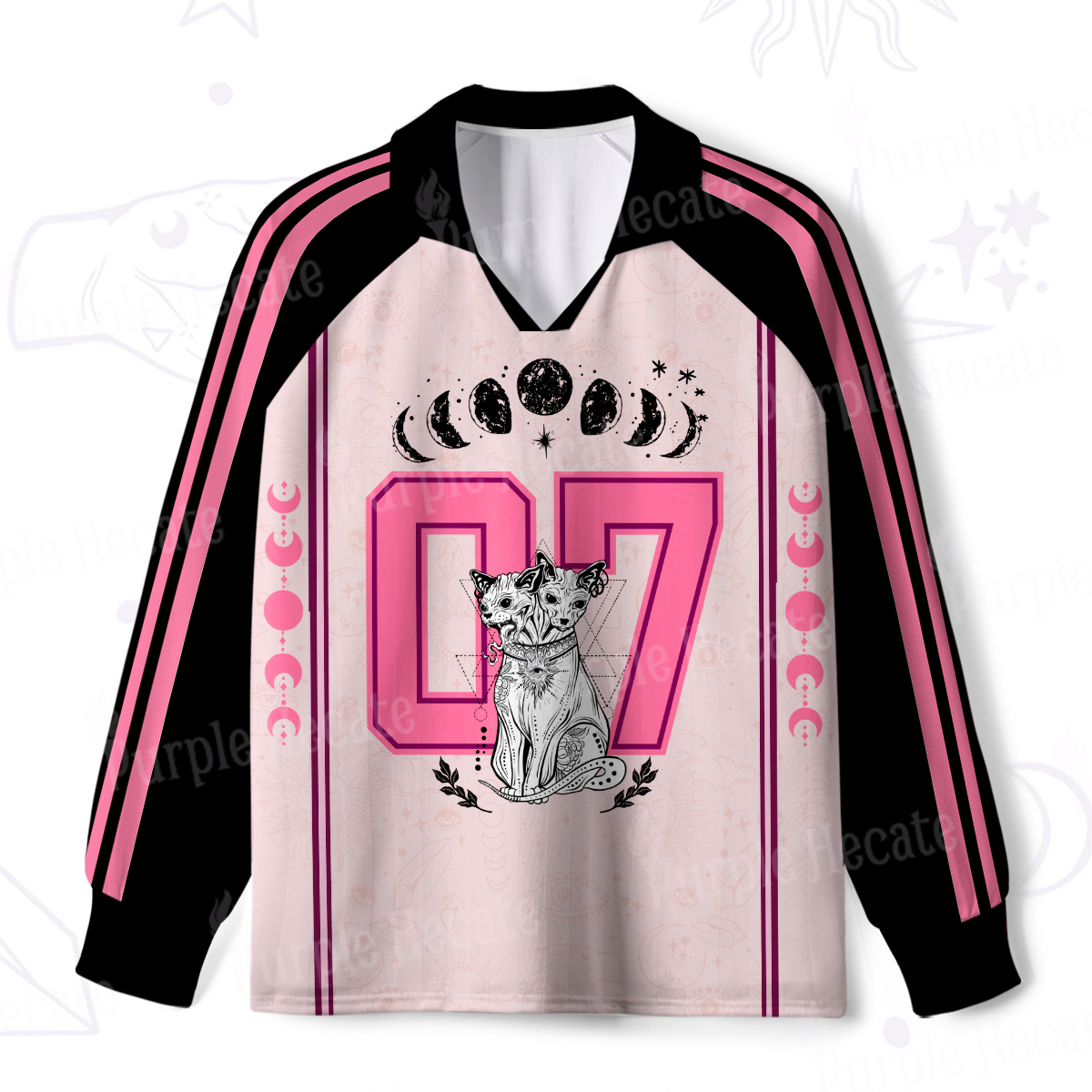 Purplehecate Lunar Guardians 07 Long Sleeve Jersey Shirt