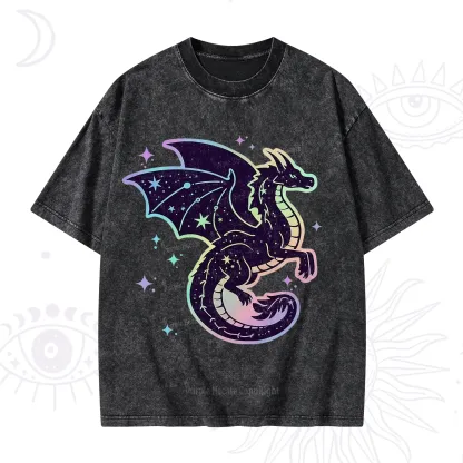 Purplehecate Celestial Dragon Washed T-Shirt