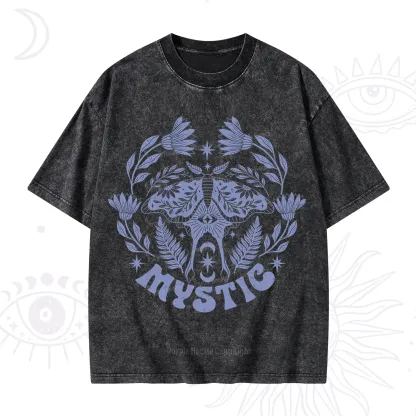 Purplehecate Mystic Moth Washed T-Shirt