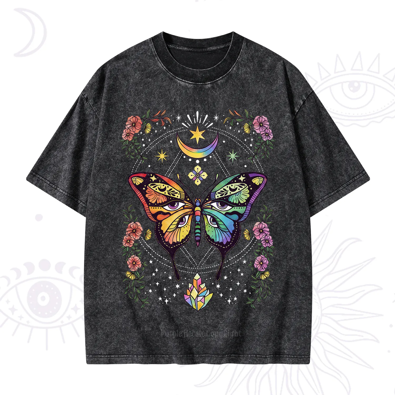 Purplehecate I Am Opening Pride Washed T-Shirt