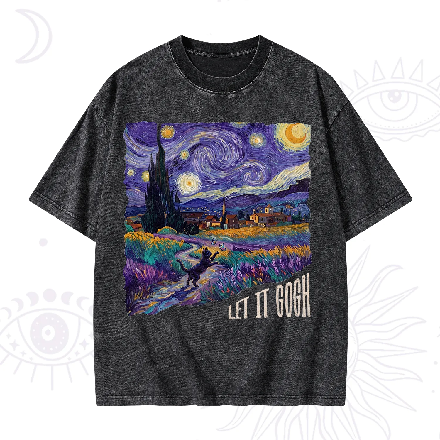 Purplehecate Let It Gogh Washed T-Shirt