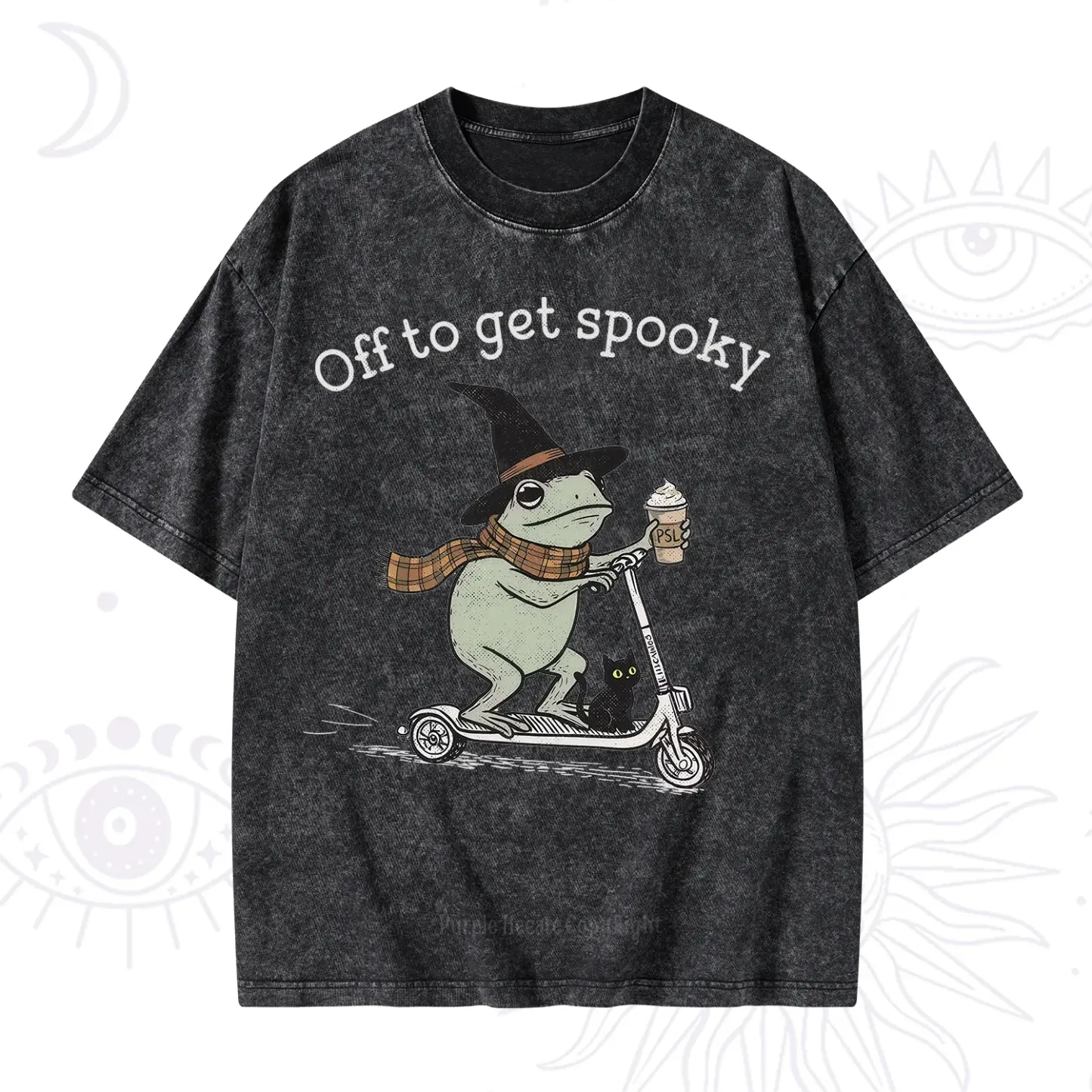 Purplehecate Off to get Spooky Halloween Forg Washed T-Shirt