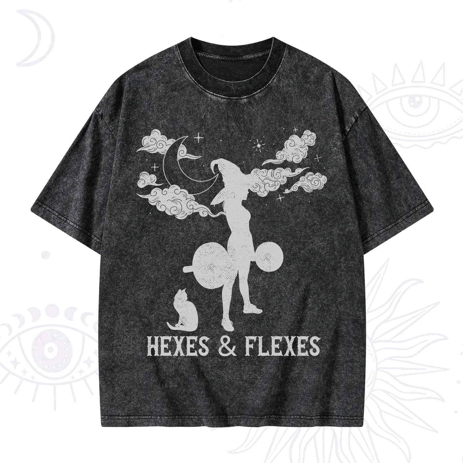 Purplehecate Witchy Workout Washed T-Shirt