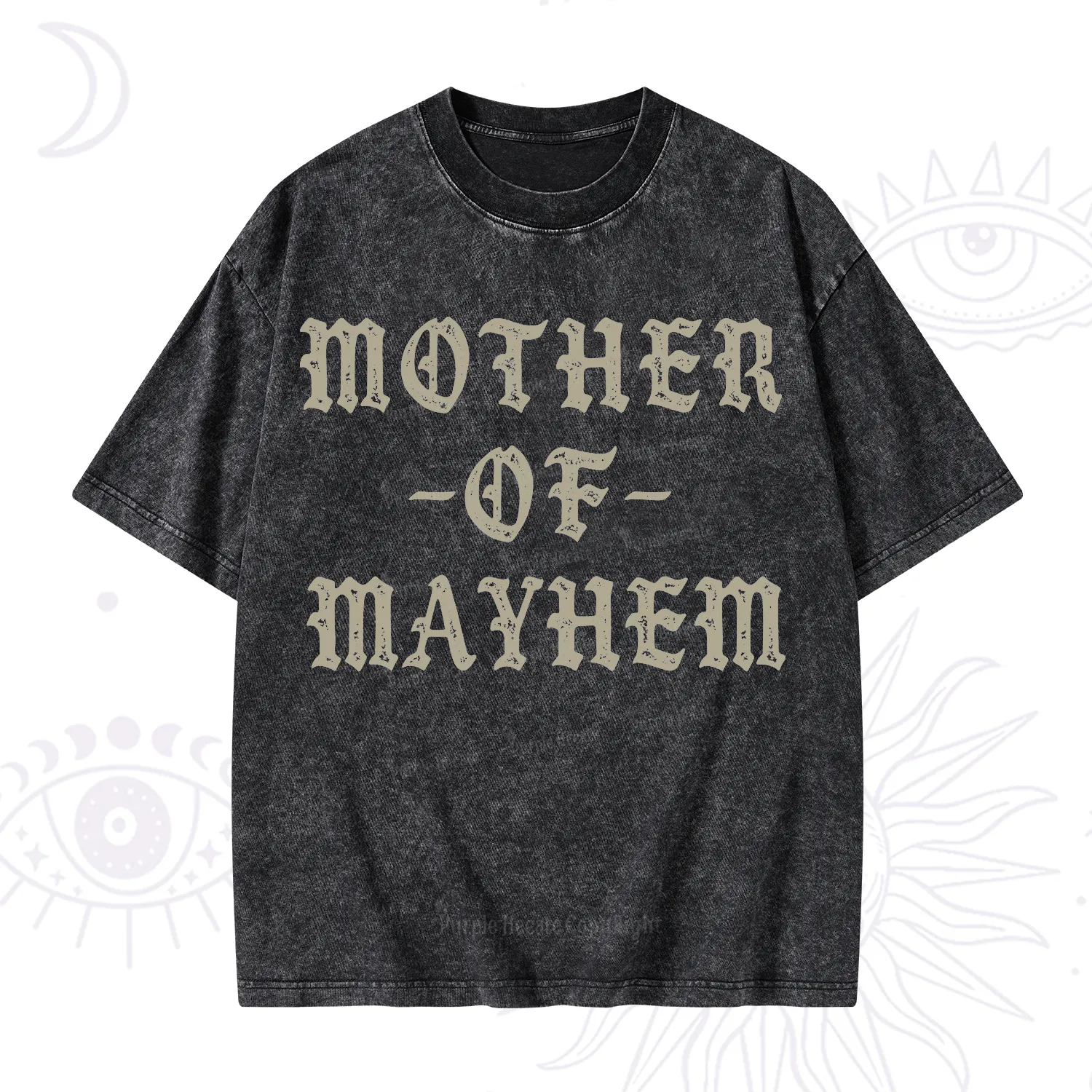 Purplehecate Mother of Mayhem Washed T-Shirt