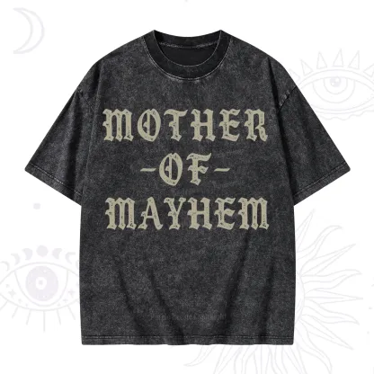 Purplehecate Mother of Mayhem Washed T-Shirt