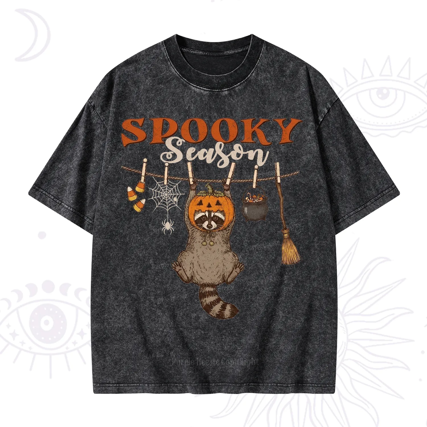 Purplehecate Spooky Season Washed T-Shirt