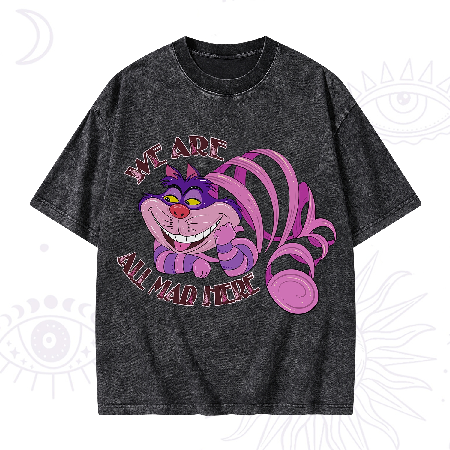 Purplehecate We're All Mad Here Washed T-Shirt