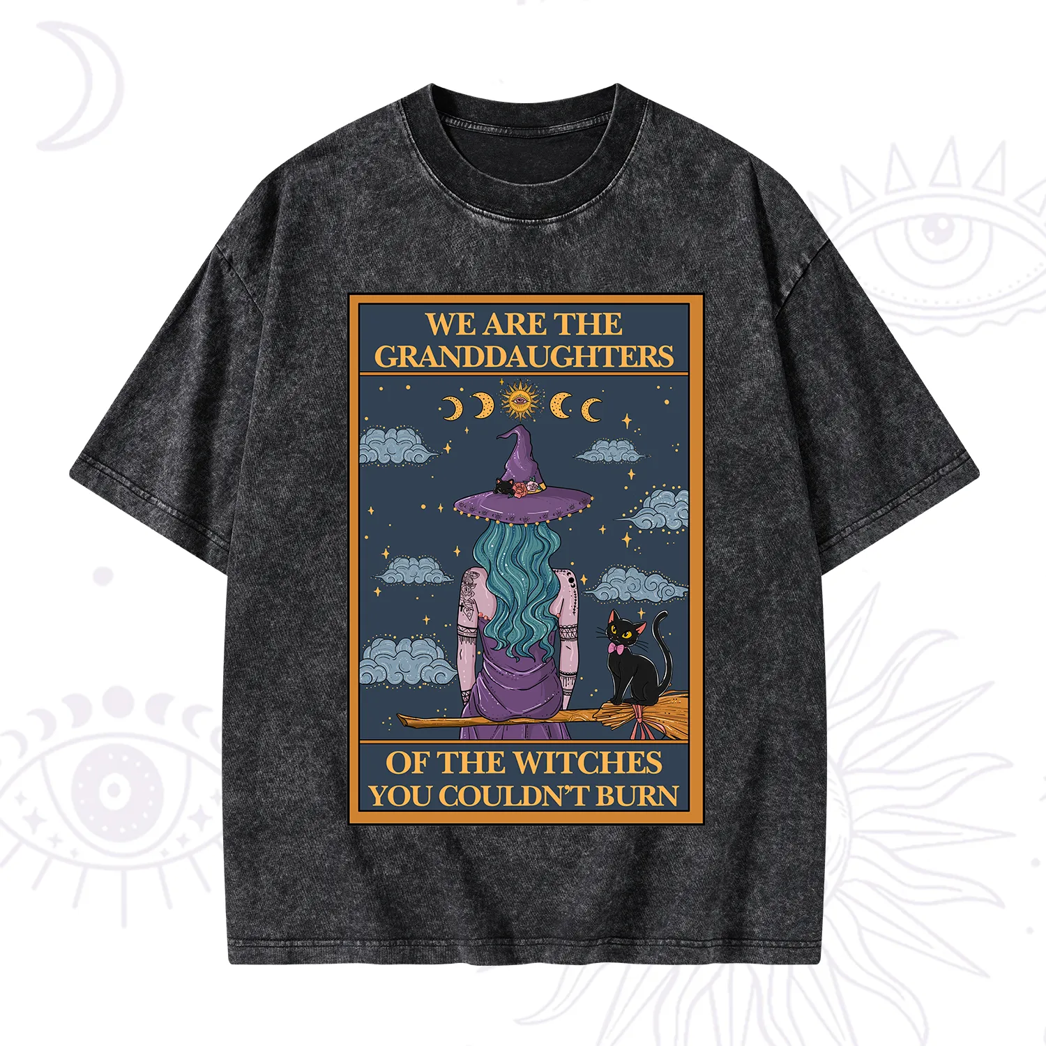 Purplehecate The Witches You Couldn't Burn Washed T-Shirt