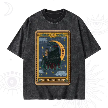 Purplehecate The Mothmen Tarot Washed T-Shirt