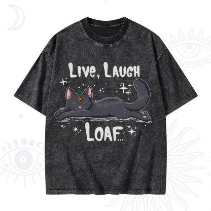 Purplehecate Live Laugh Loaf Washed T-Shirt