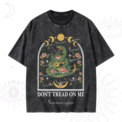 Purplehecate Don't Tread On Me Washed T-Shirt