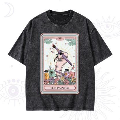 Purplehecate The Painter Tarot Washed T-Shirt