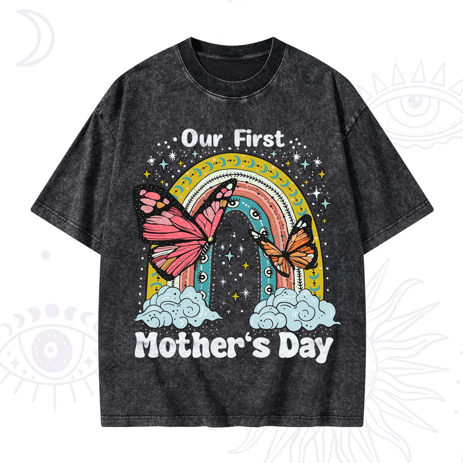 Purplehecate Our First Mother's Day Washed T-Shirt