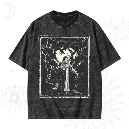 Purplehecate Witches of the Lightning Veil Washed T-Shirt