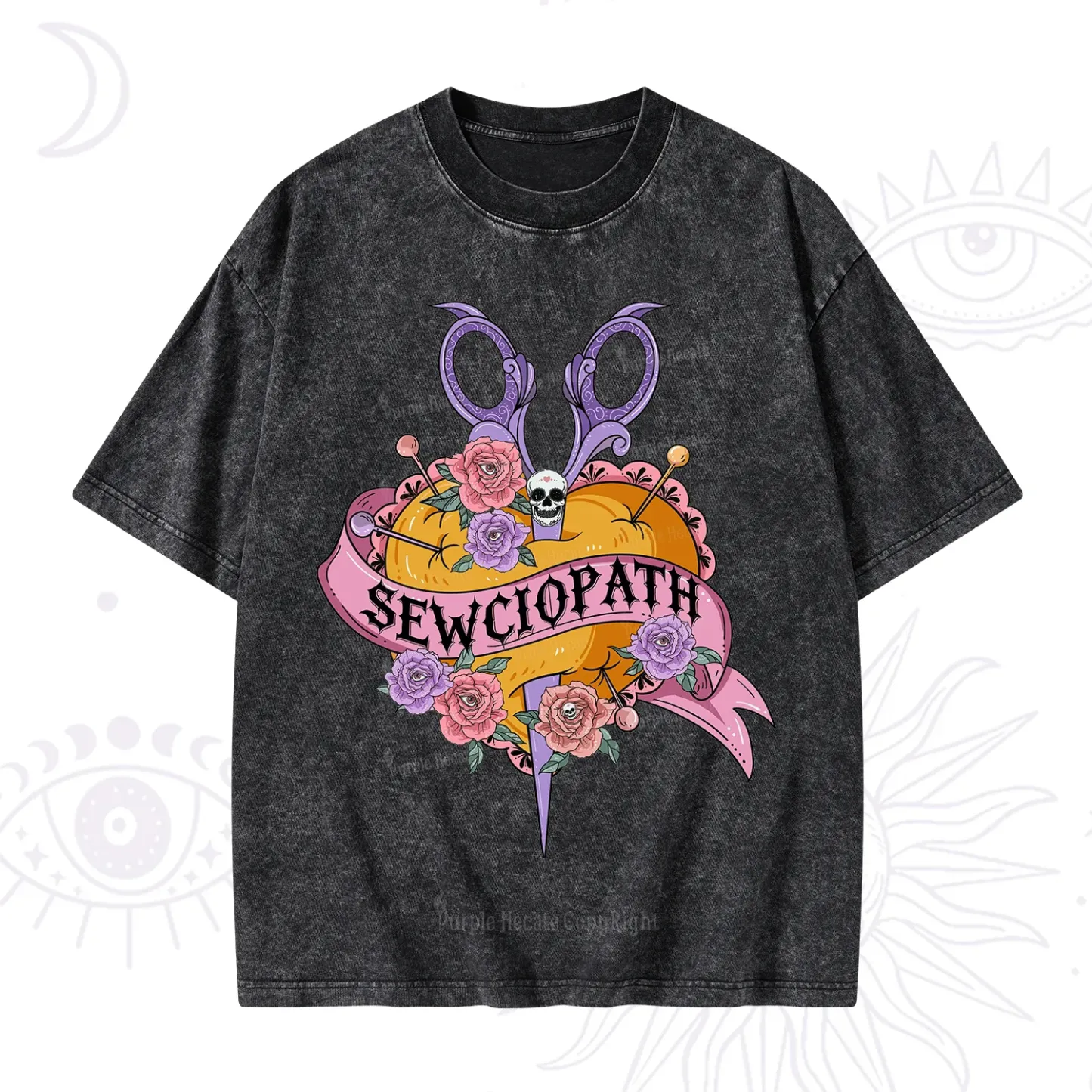 Purplehecate Sewciopath Washed T-Shirt