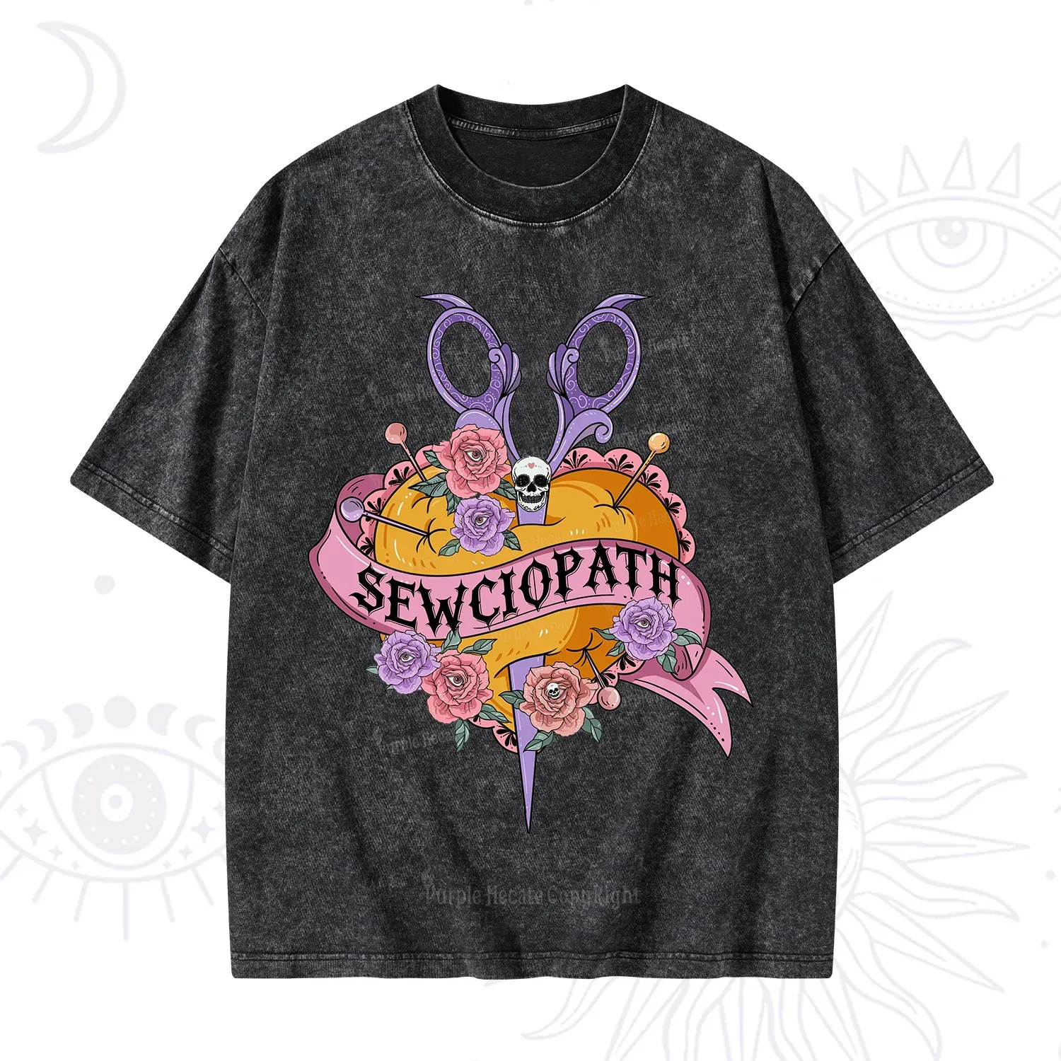 Purplehecate Sewciopath Washed T-Shirt